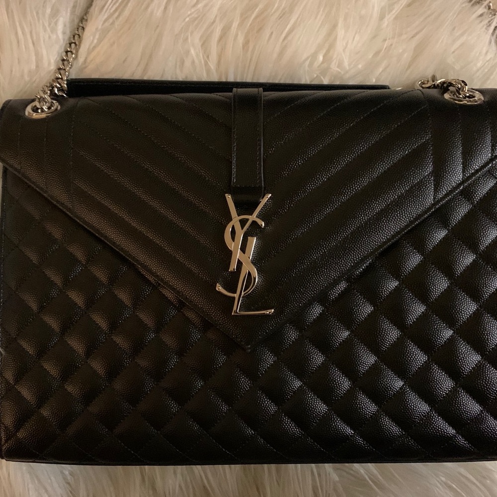 Ysl Monogram Crossbody bag in black